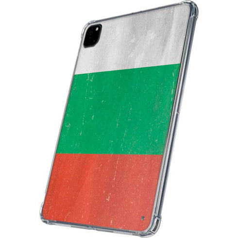 Bulgarian Flag Distressed iPad Pro 11in (2024) Clear Case